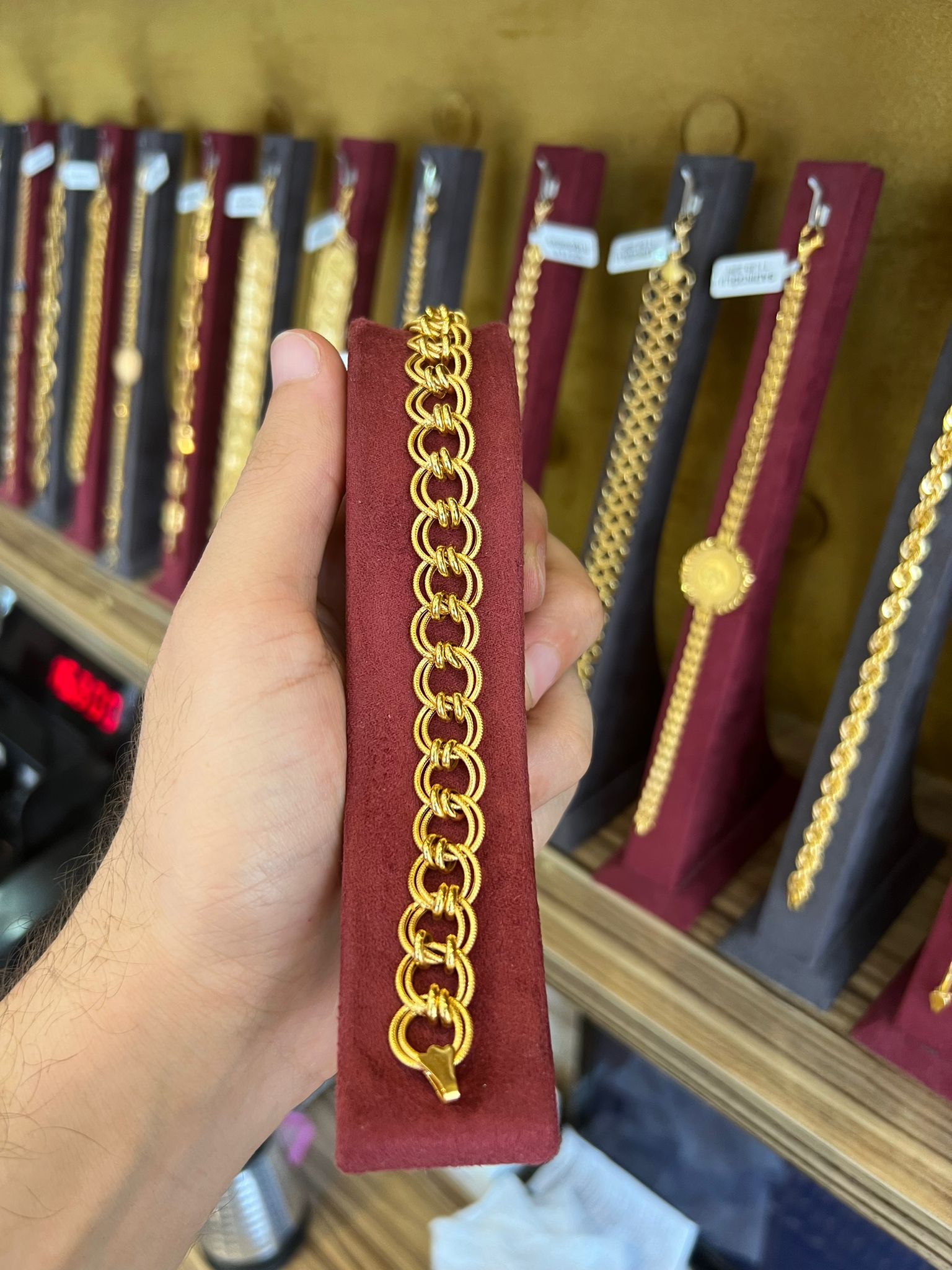 Çift Halkalı Perçimli Samanyolu Bileklik 12.27 Gram