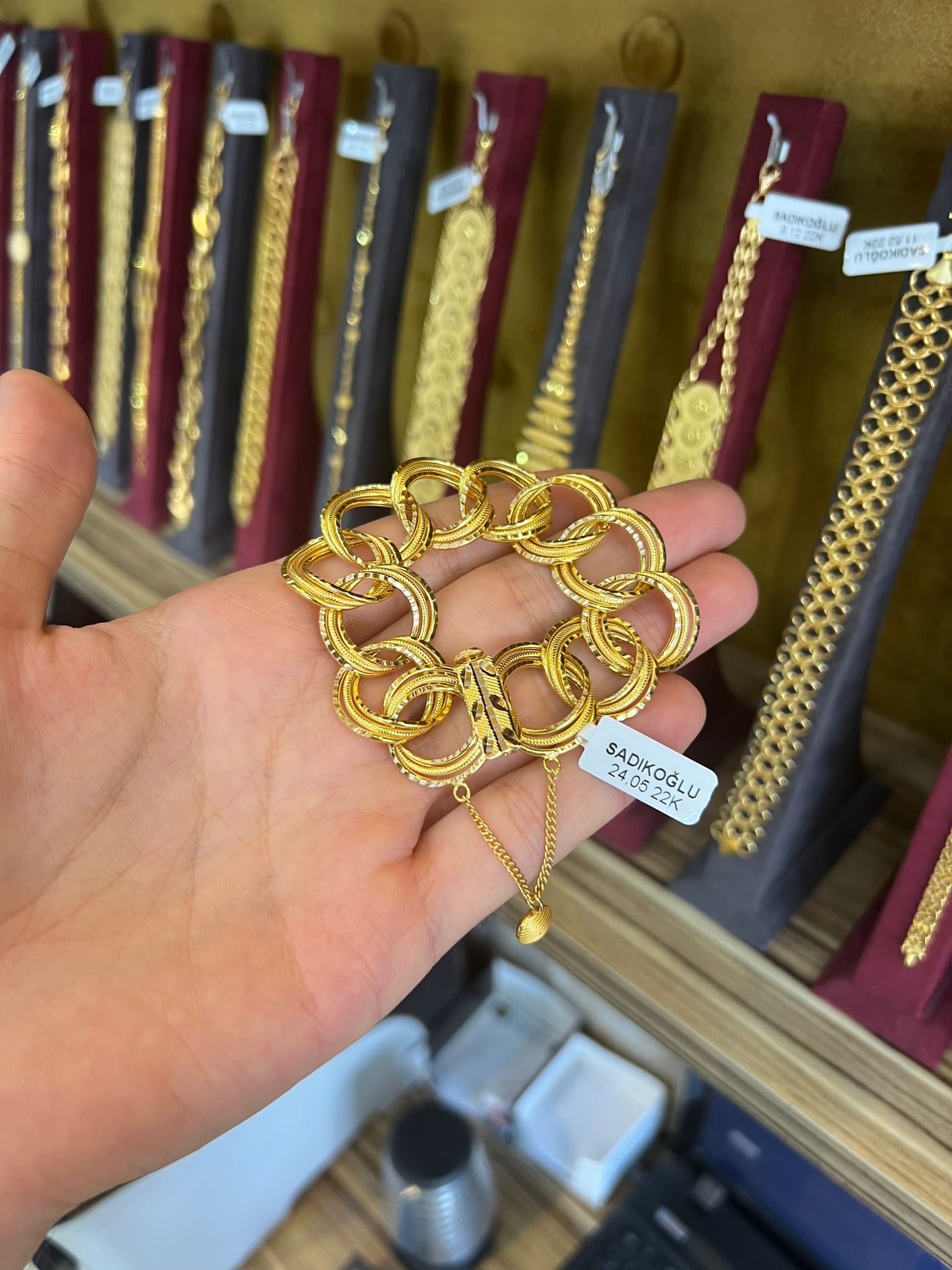 Çivili Samanyolu Bileklik 24.05 Gram