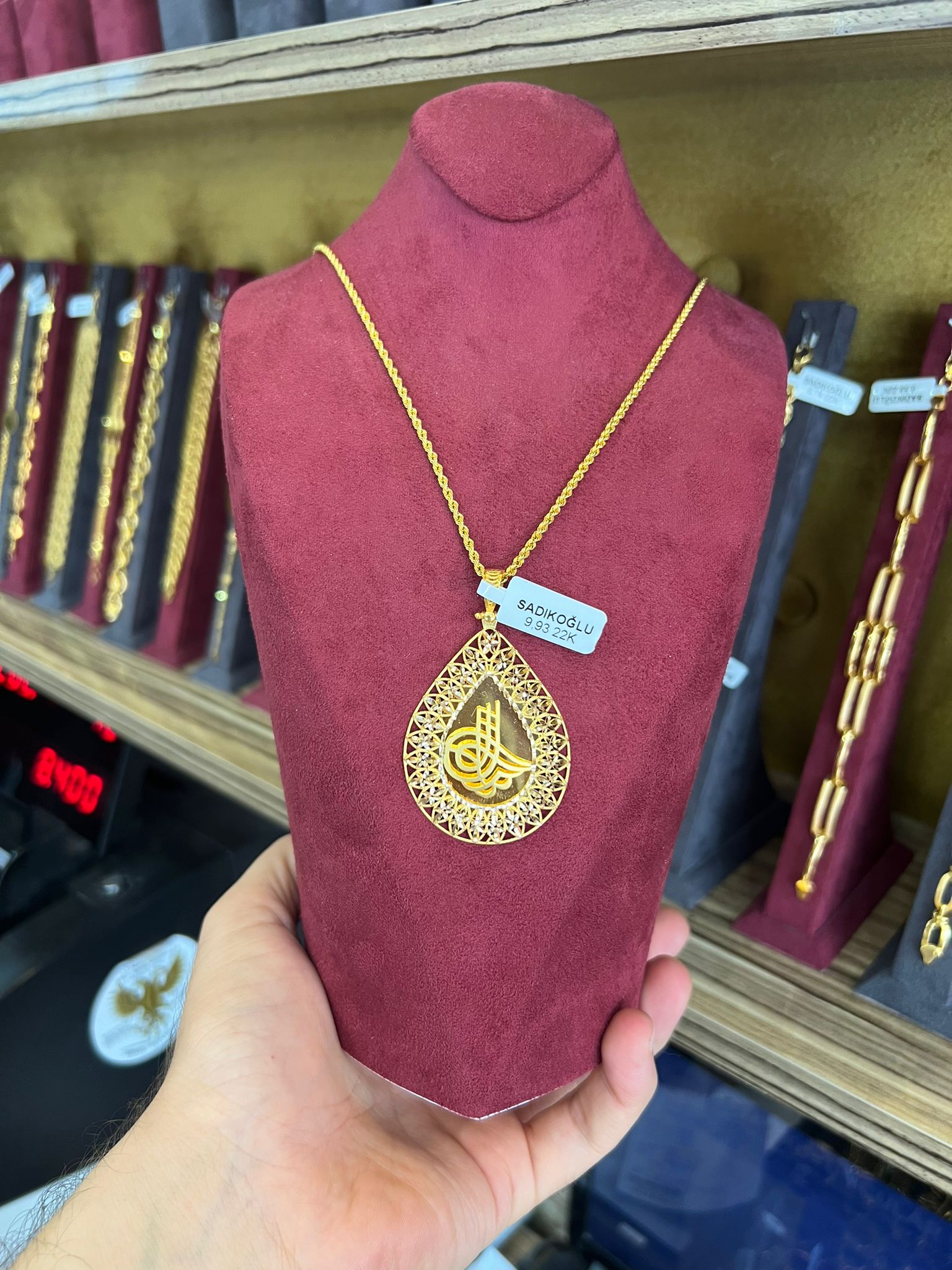 Tuğralı Kolye Ucu 9.93 Gram