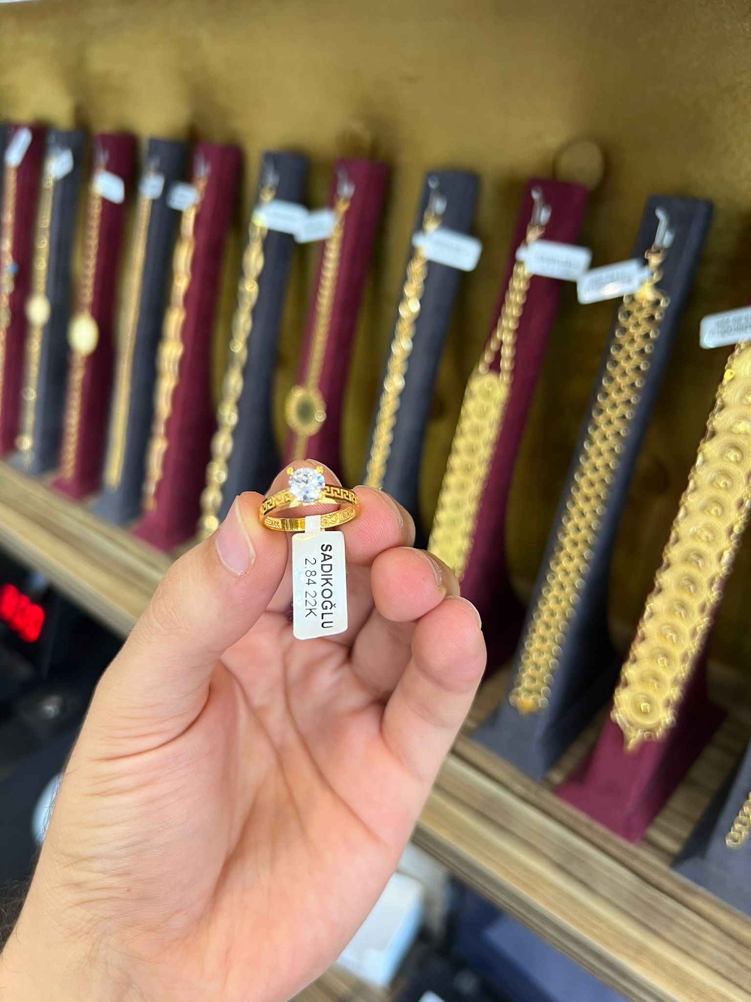 Tektaş Yüzük 2.84 Gram