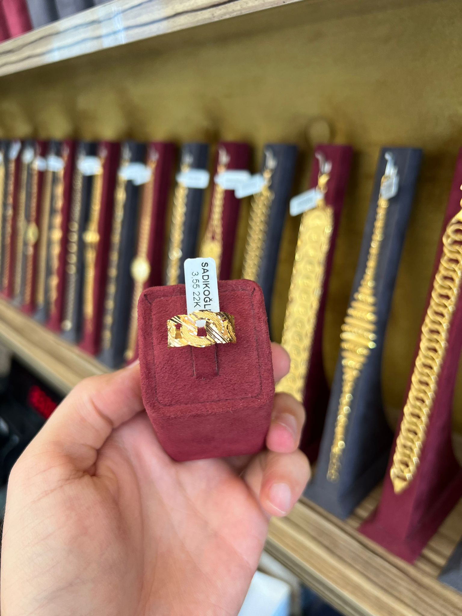 Gurmet Desenli Yüzük 3.55 Gram